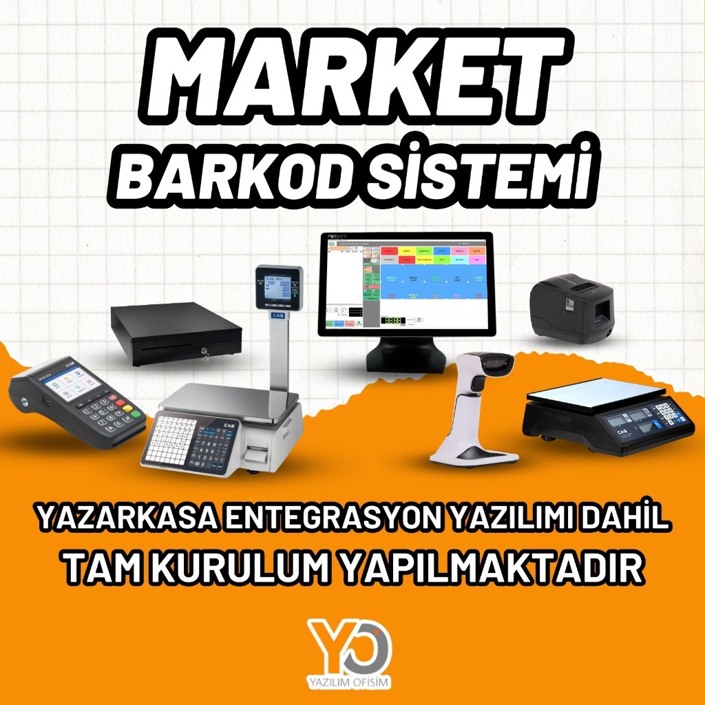 YO POS Market barkodlu satış, stok, terazi ve kasa sistemi