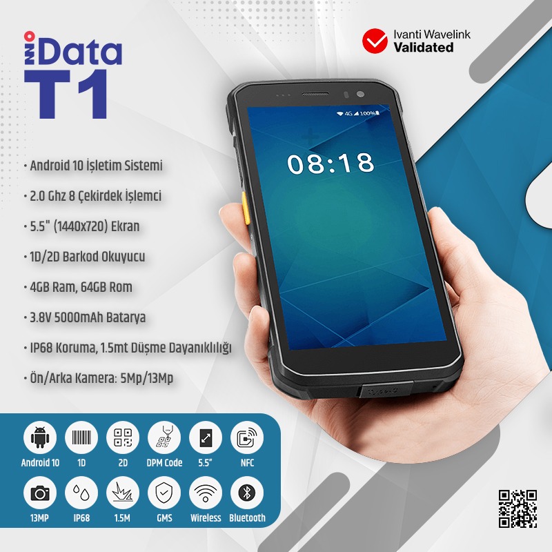 iData T1 Android El Terminali